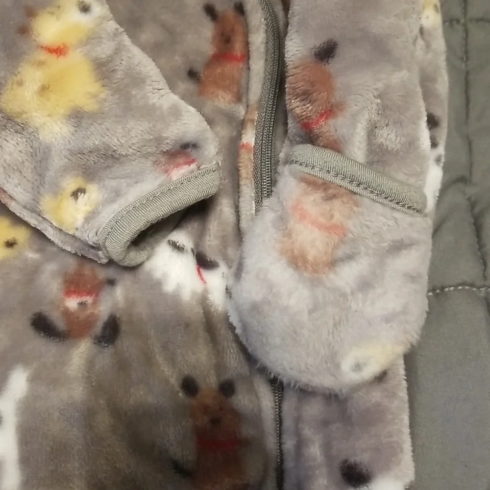 Baby Grand Fleece Footed PJs with Hood